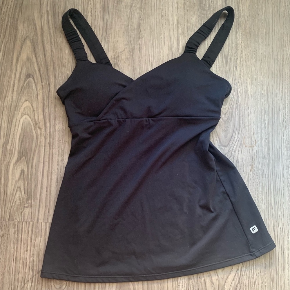 Black fabletics padded tank top